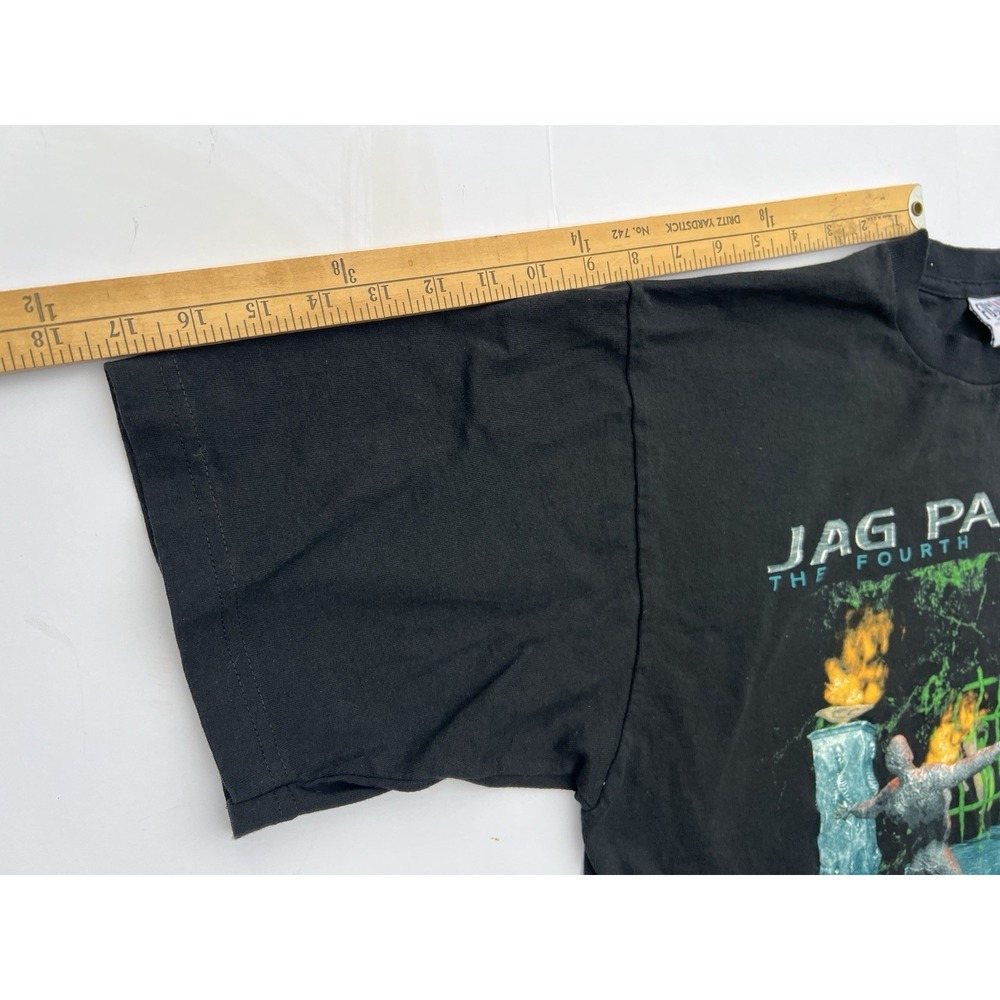 Vintage Jag Panzer The Fourth Judgement T Shirt XL USA 1997 Heavy Metal Tour - Picture 9 of 10